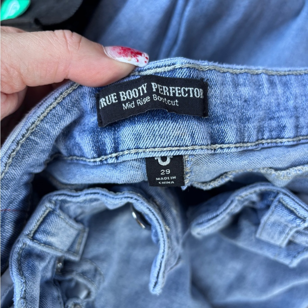 Authentic true religion light wash denim jeans - Picture 4 of 4